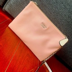 Guess Blush Pink Crossbody Chain Strap - Camera Bag